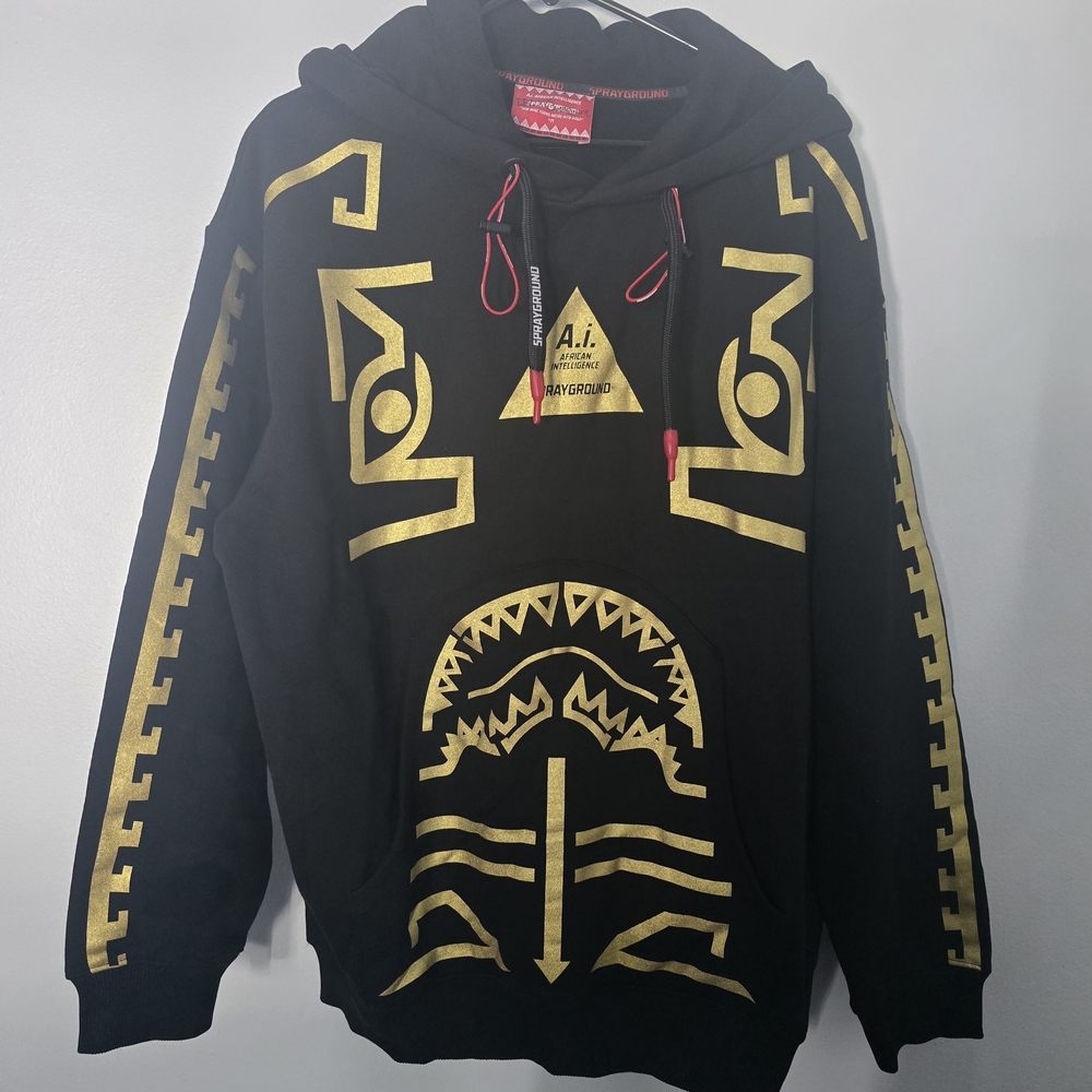 Sprayground A.I.9 African Intelligence Path to the Future II Sandflower Hoodie